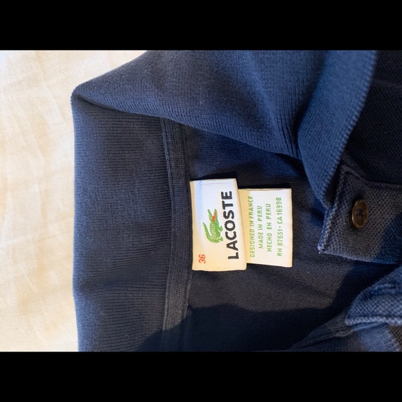 Lacoste button T shirt - Picture 2 of 2